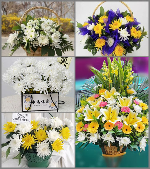 山东莱芜莱城区鹏泉街道柳龙崮村白事提篮配送